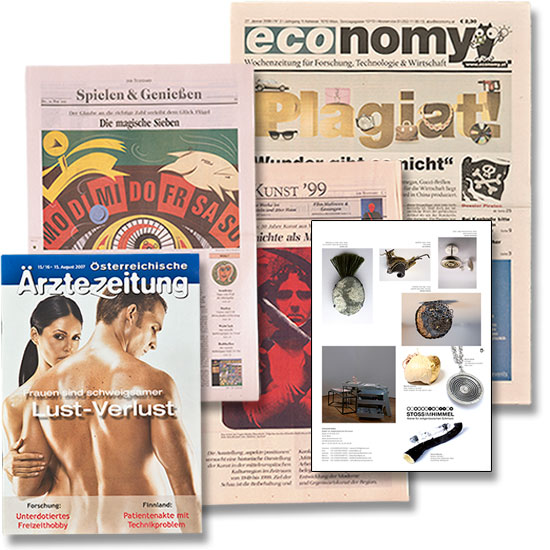 editorial design für der Standard economy Österreichische Ärztezeitung von Brigitta Bernart-Skarek