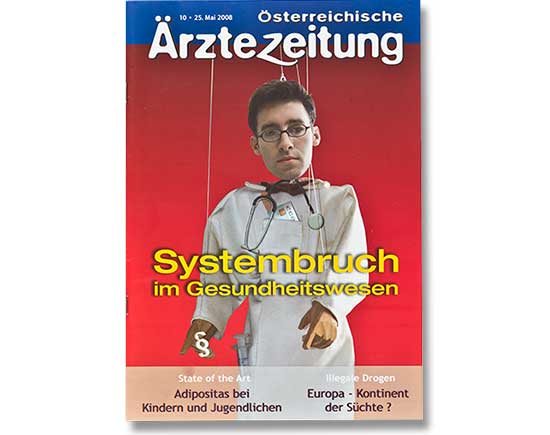 Brigitta Bernart-Skarek Graphikdesignerin Editorialdesign editorial design Österreichische Ärztezeitung Verlagshaus der Ärzte herausgegeben von der österreichische Ärztekammer